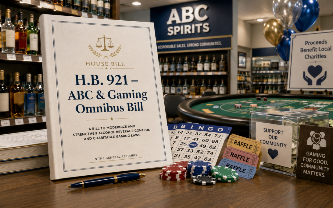 Letter to NC House ABC Committee Members with Analysis of HB 921 – ABC & Gaming Omnibus Bill