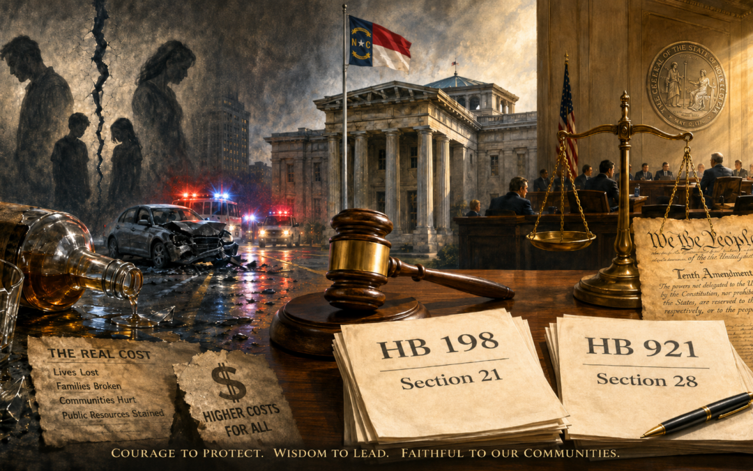 Alcohol, HB 198, HB 921, and the Courage to Do What Is Right