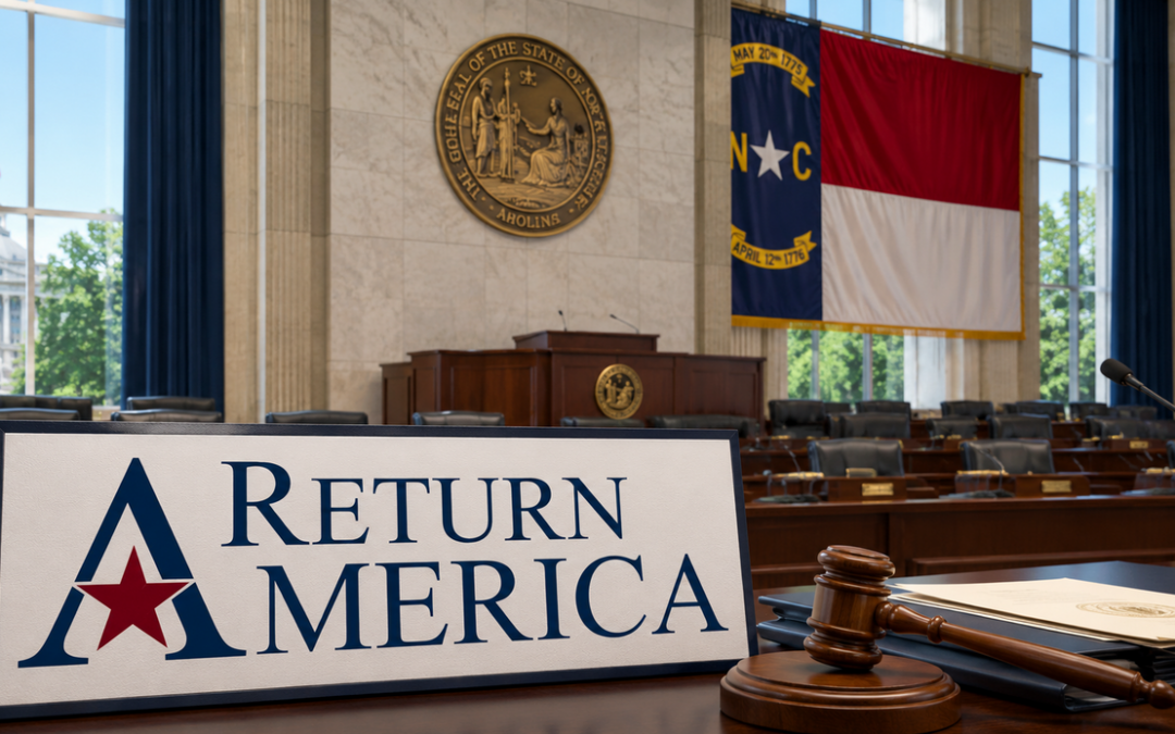 Bills Return America Has Addressed, the Case Made, and Other Legislation Being Monitored