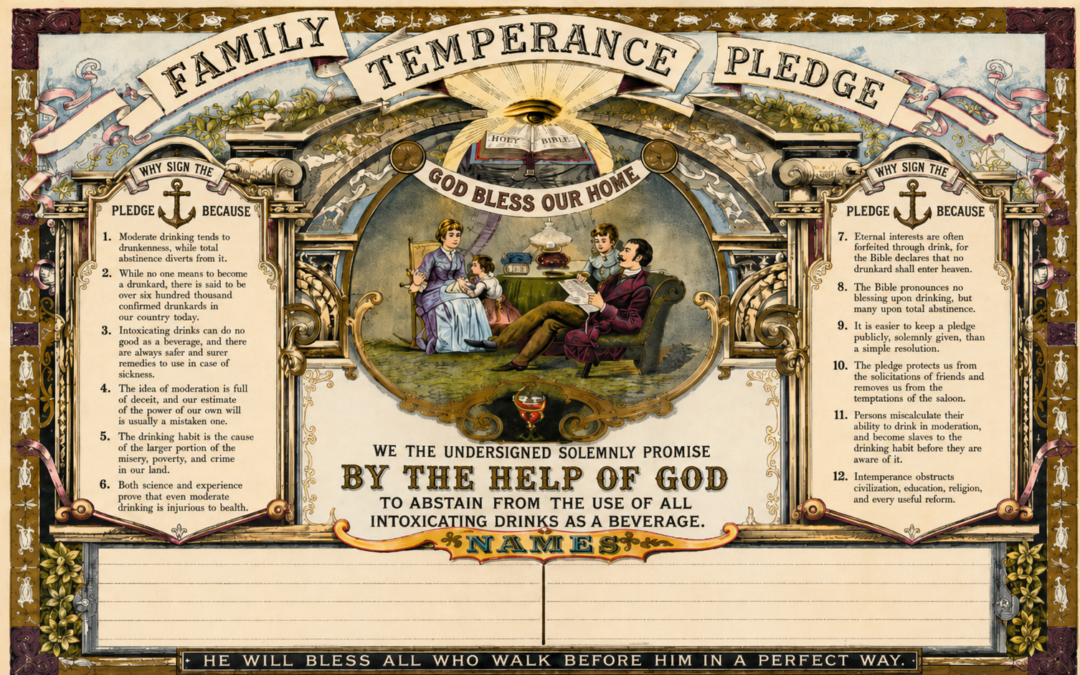 The Old Temperance Pledge Christians Need to Read Again