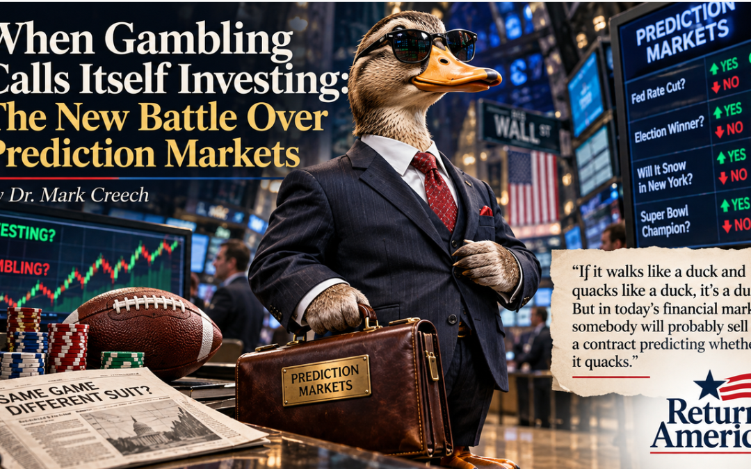When Gambling Calls Itself Investing: The New Battle Over Prediction Markets